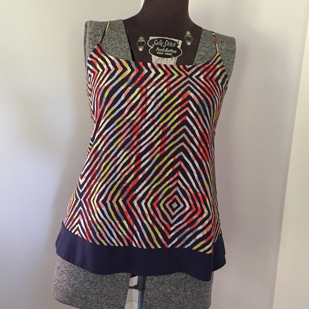 BCBG multi color tank top